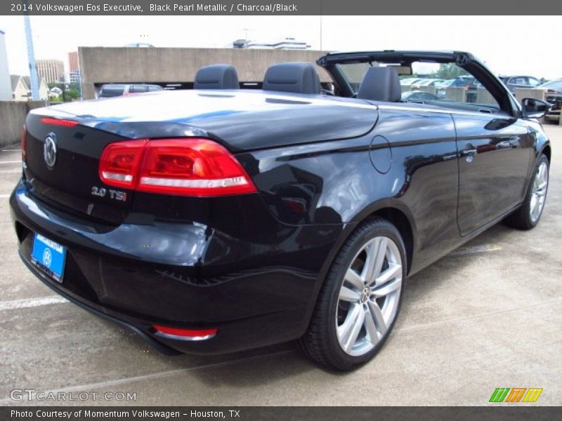 Black Pearl Metallic / Charcoal/Black 2014 Volkswagen Eos Executive