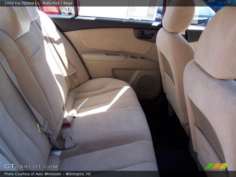 Ruby Red / Beige 2009 Kia Optima LX