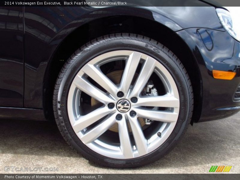 Black Pearl Metallic / Charcoal/Black 2014 Volkswagen Eos Executive