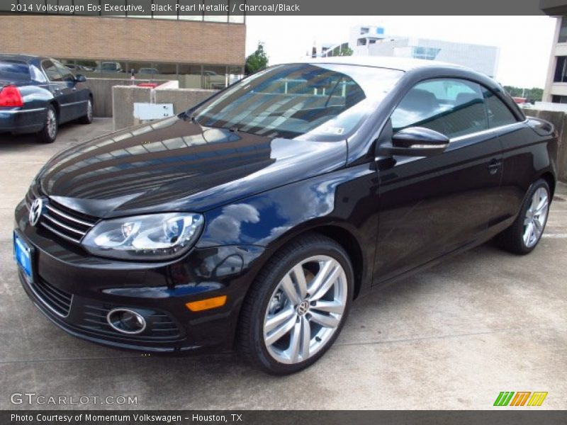 Black Pearl Metallic / Charcoal/Black 2014 Volkswagen Eos Executive