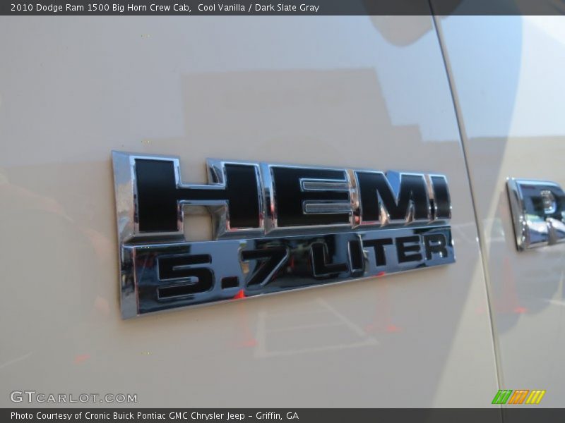 Cool Vanilla / Dark Slate Gray 2010 Dodge Ram 1500 Big Horn Crew Cab