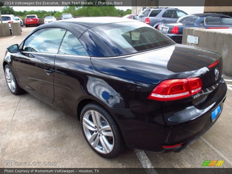Black Pearl Metallic / Charcoal/Black 2014 Volkswagen Eos Executive