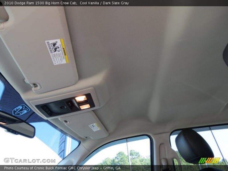 Cool Vanilla / Dark Slate Gray 2010 Dodge Ram 1500 Big Horn Crew Cab