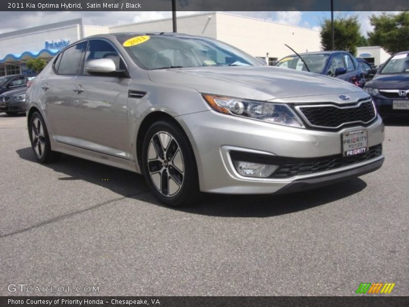 Satin Metal / Black 2011 Kia Optima Hybrid