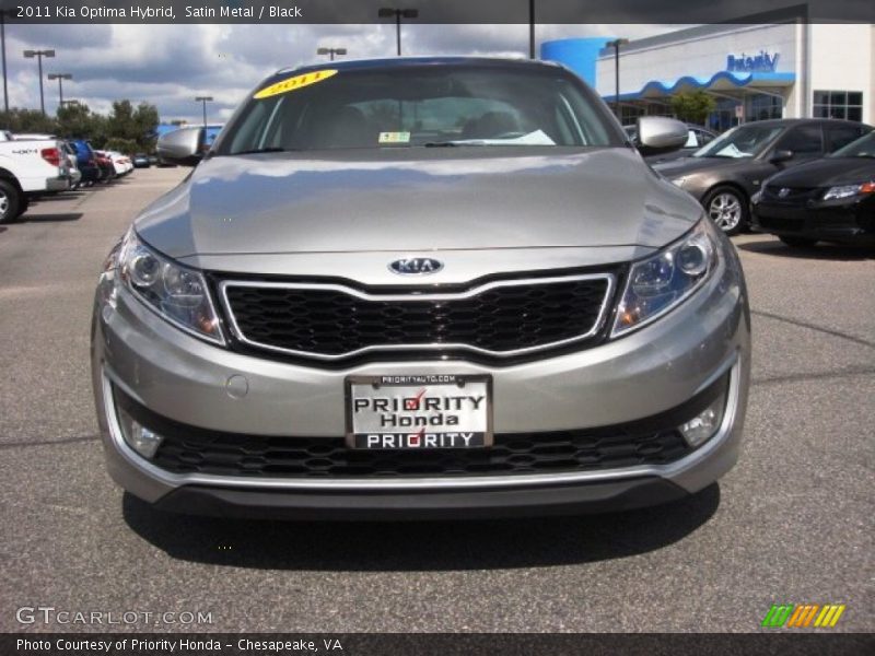 Satin Metal / Black 2011 Kia Optima Hybrid