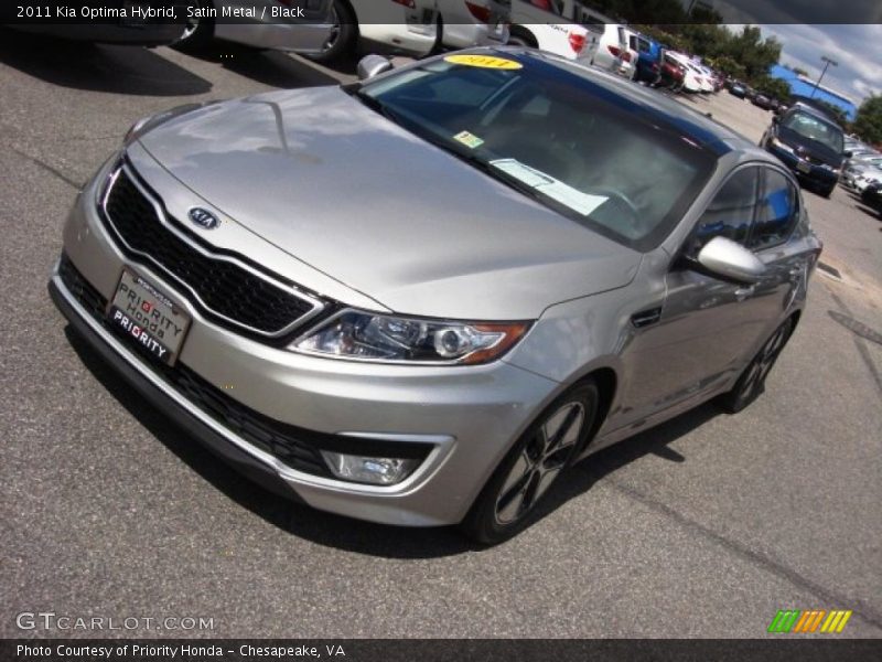 Satin Metal / Black 2011 Kia Optima Hybrid
