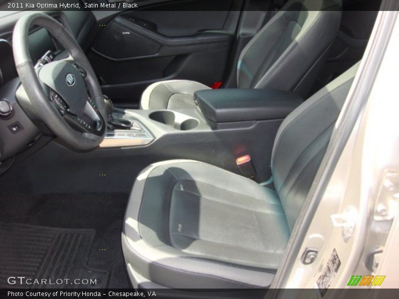 Satin Metal / Black 2011 Kia Optima Hybrid