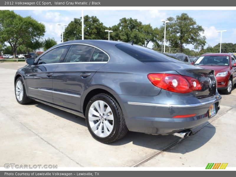 Island Gray Metallic / Black 2012 Volkswagen CC Sport