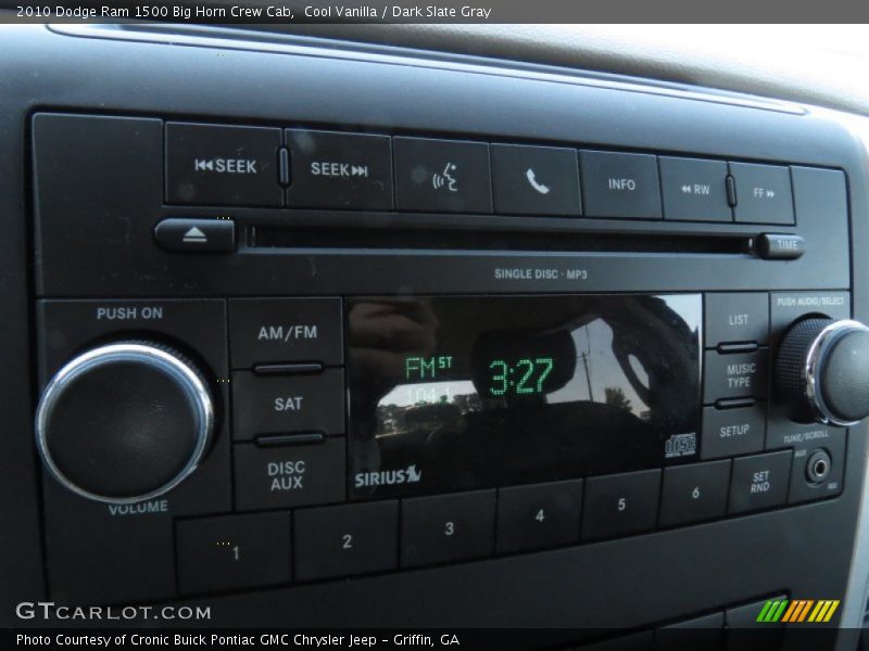 Cool Vanilla / Dark Slate Gray 2010 Dodge Ram 1500 Big Horn Crew Cab