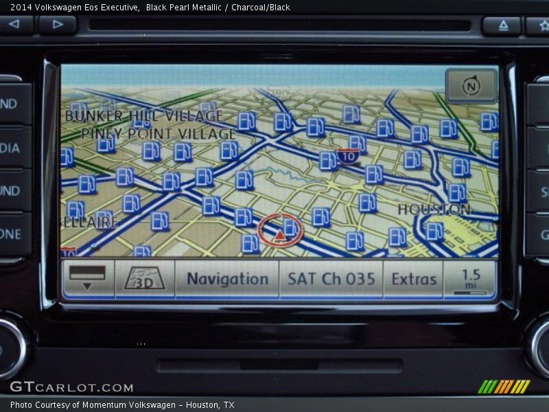 Navigation of 2014 Eos Executive