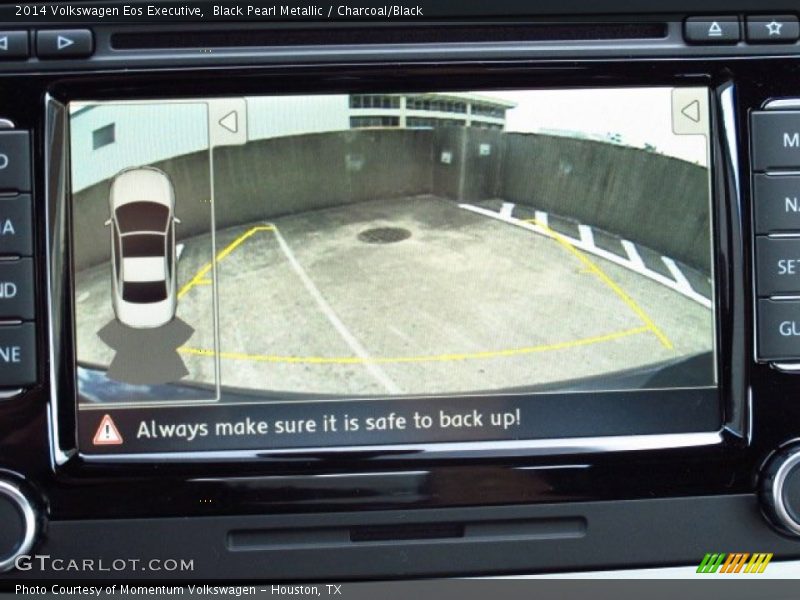 Black Pearl Metallic / Charcoal/Black 2014 Volkswagen Eos Executive