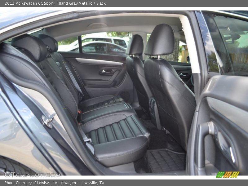 Island Gray Metallic / Black 2012 Volkswagen CC Sport