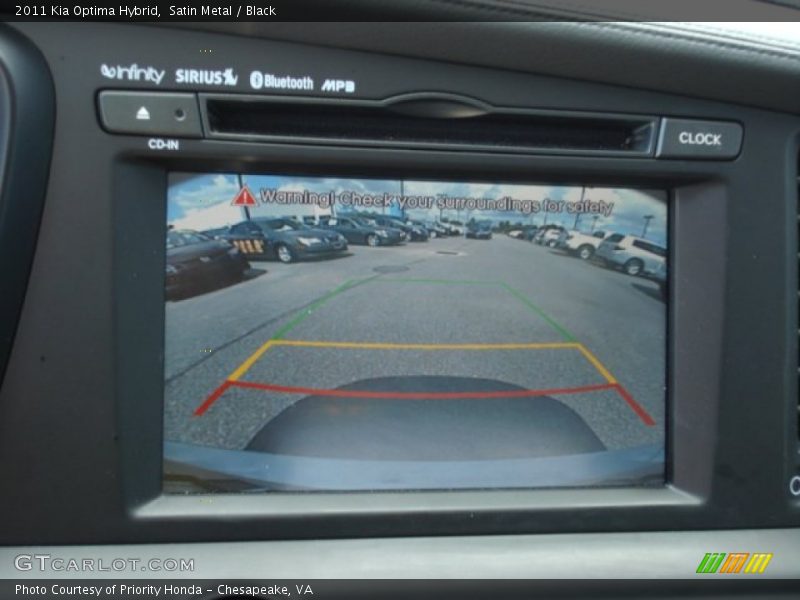 Satin Metal / Black 2011 Kia Optima Hybrid