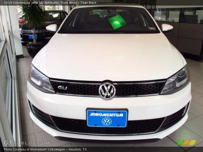 Pure White / Titan Black 2014 Volkswagen Jetta GLI Autobahn