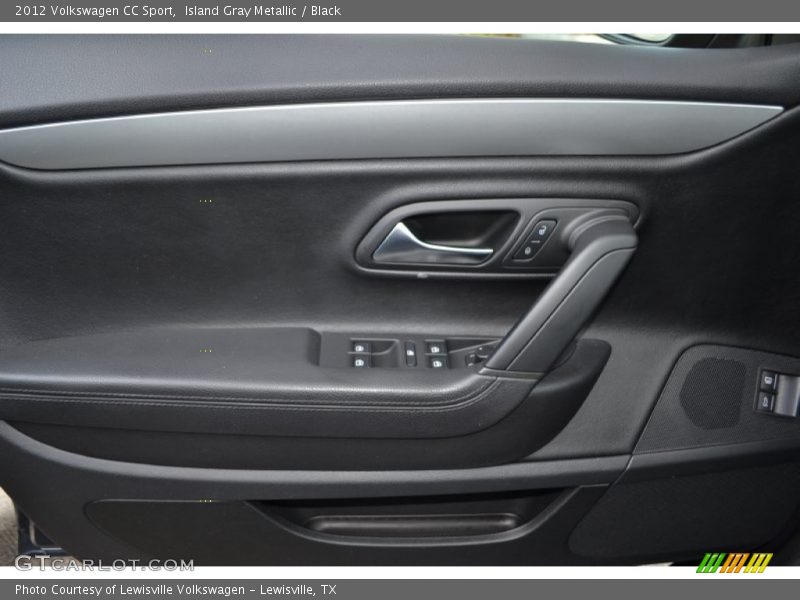 Island Gray Metallic / Black 2012 Volkswagen CC Sport