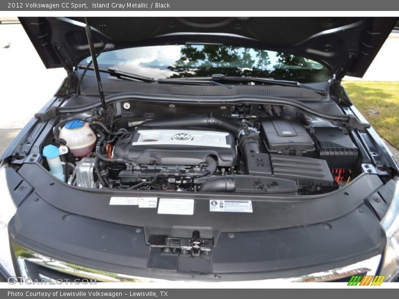 Island Gray Metallic / Black 2012 Volkswagen CC Sport