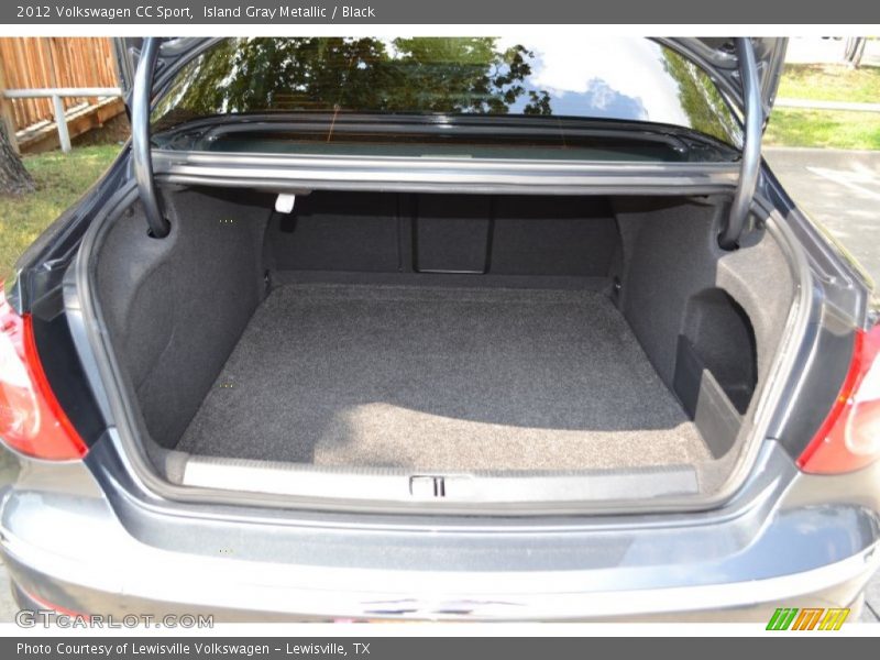 Island Gray Metallic / Black 2012 Volkswagen CC Sport
