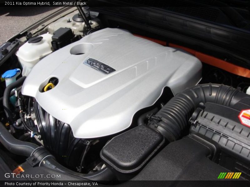  2011 Optima Hybrid Engine - 2.4 Liter h DOHC 16-Valve VVT 4 Cylinder Gasoline/Electric Hybrid