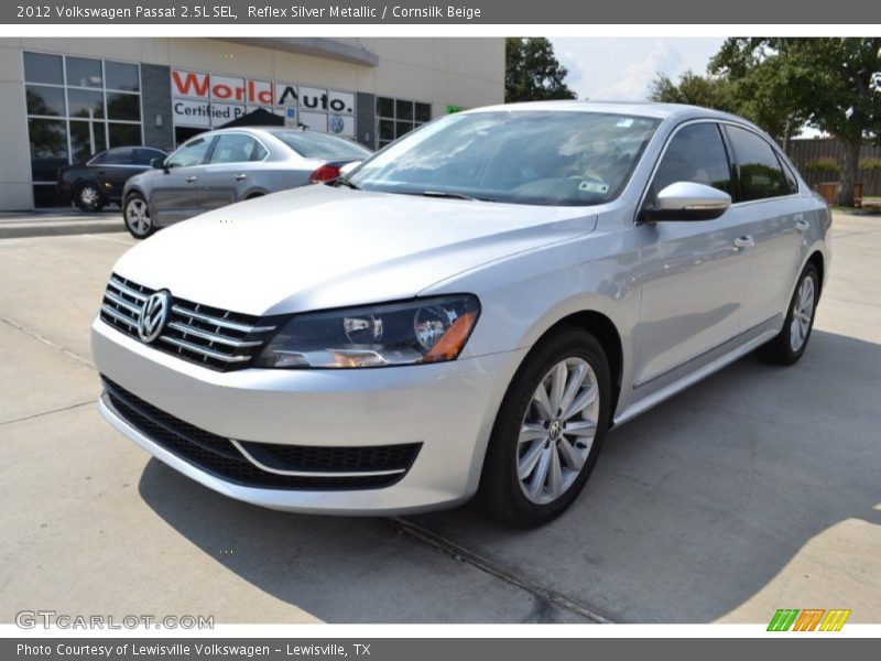 Reflex Silver Metallic / Cornsilk Beige 2012 Volkswagen Passat 2.5L SEL
