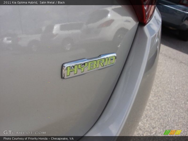 Satin Metal / Black 2011 Kia Optima Hybrid