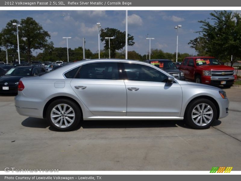 Reflex Silver Metallic / Cornsilk Beige 2012 Volkswagen Passat 2.5L SEL