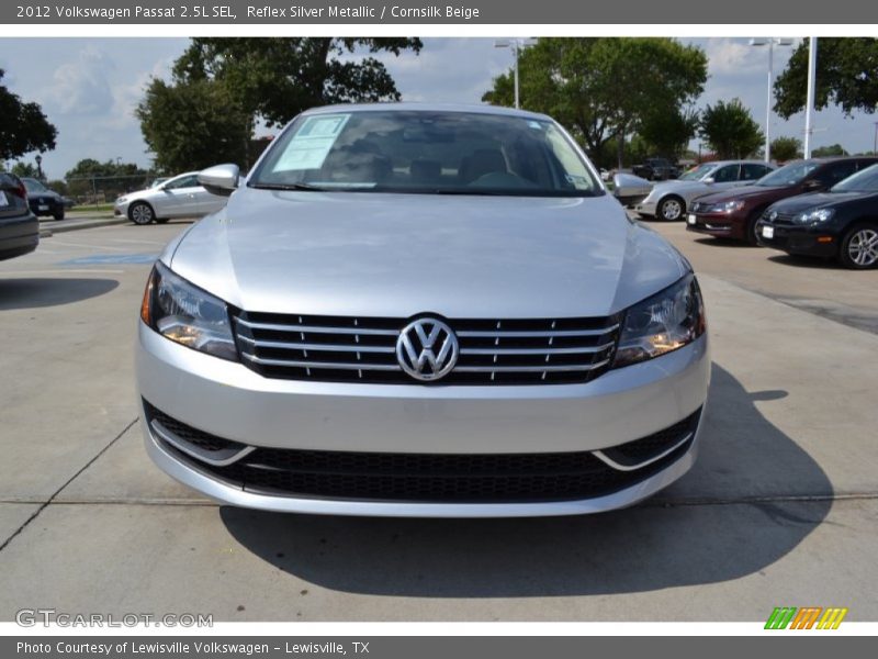 Reflex Silver Metallic / Cornsilk Beige 2012 Volkswagen Passat 2.5L SEL