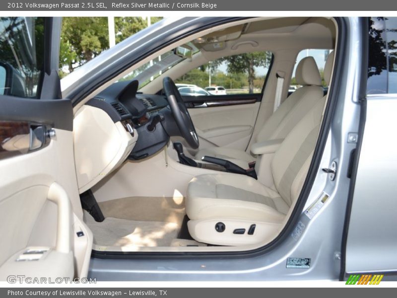 Reflex Silver Metallic / Cornsilk Beige 2012 Volkswagen Passat 2.5L SEL