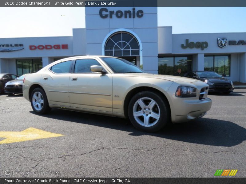 White Gold Pearl / Dark Slate Gray 2010 Dodge Charger SXT