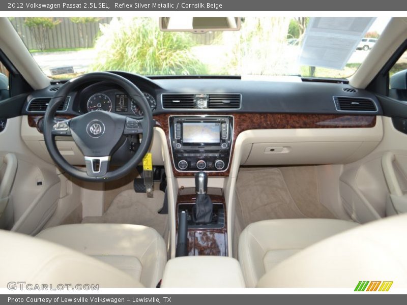 Reflex Silver Metallic / Cornsilk Beige 2012 Volkswagen Passat 2.5L SEL