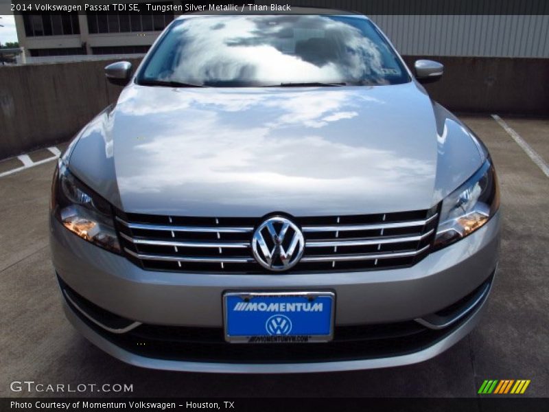 Tungsten Silver Metallic / Titan Black 2014 Volkswagen Passat TDI SE