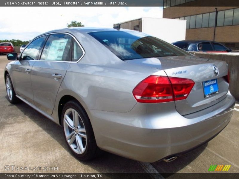 Tungsten Silver Metallic / Titan Black 2014 Volkswagen Passat TDI SE