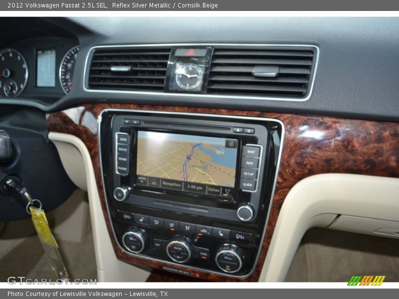 Reflex Silver Metallic / Cornsilk Beige 2012 Volkswagen Passat 2.5L SEL
