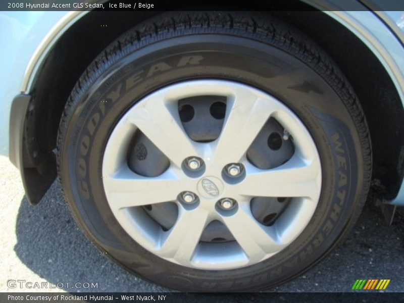 Ice Blue / Beige 2008 Hyundai Accent GLS Sedan