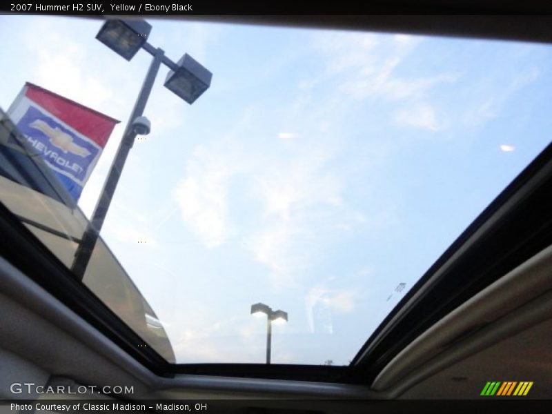 Yellow / Ebony Black 2007 Hummer H2 SUV