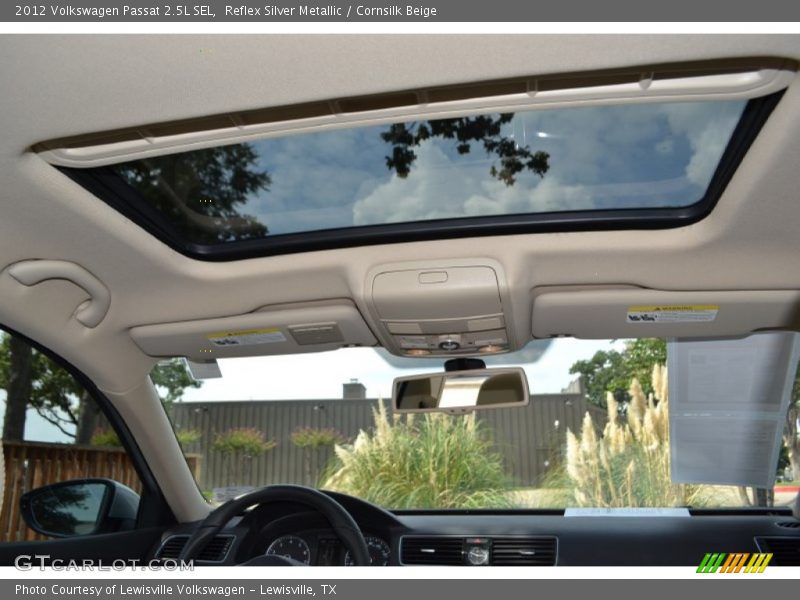 Reflex Silver Metallic / Cornsilk Beige 2012 Volkswagen Passat 2.5L SEL