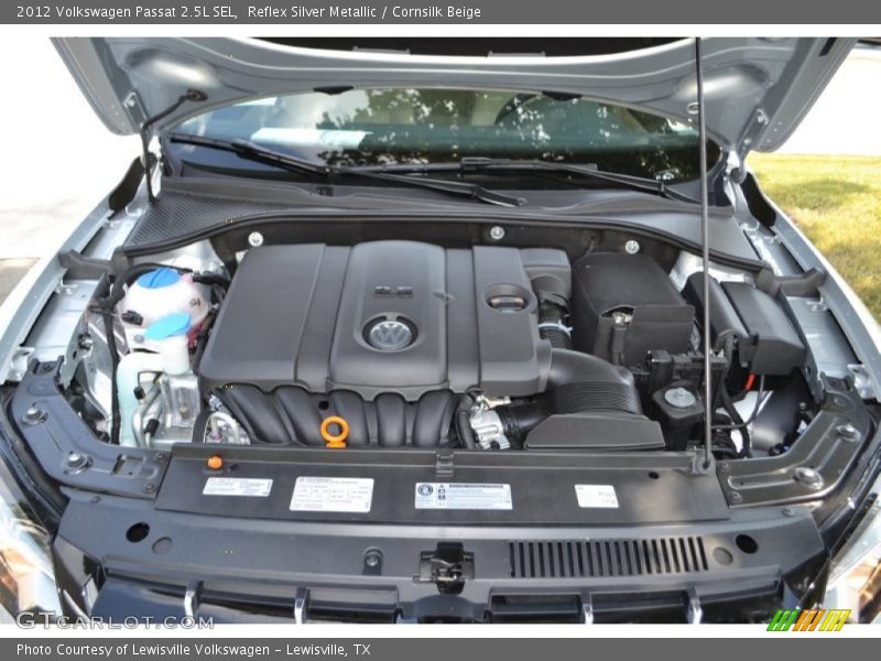 Reflex Silver Metallic / Cornsilk Beige 2012 Volkswagen Passat 2.5L SEL