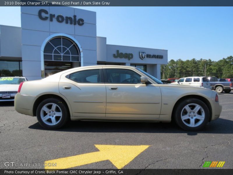 White Gold Pearl / Dark Slate Gray 2010 Dodge Charger SXT
