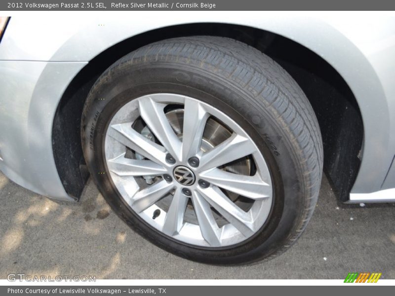Reflex Silver Metallic / Cornsilk Beige 2012 Volkswagen Passat 2.5L SEL