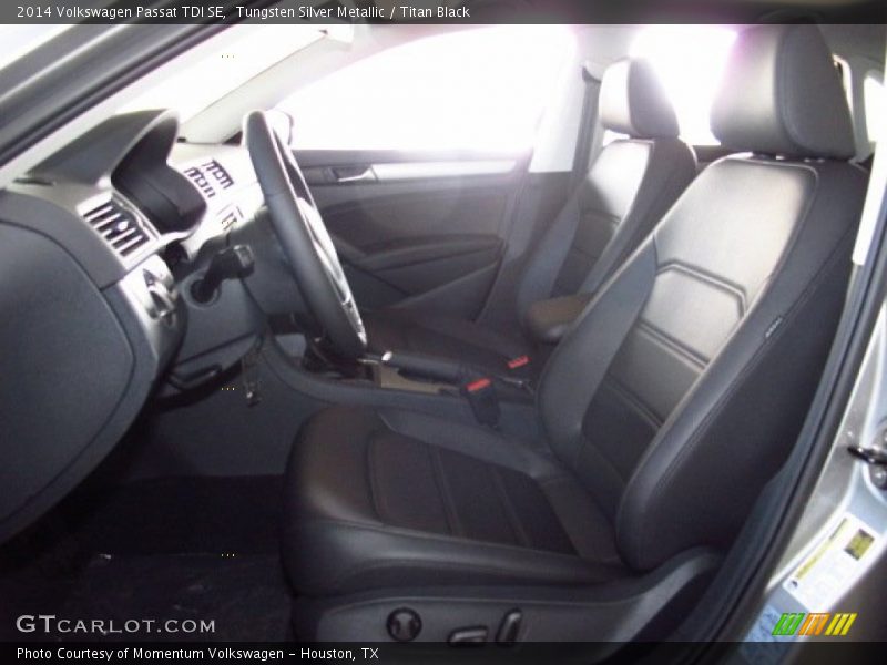 Tungsten Silver Metallic / Titan Black 2014 Volkswagen Passat TDI SE