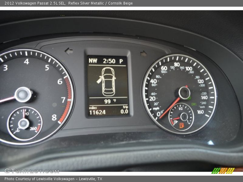 Reflex Silver Metallic / Cornsilk Beige 2012 Volkswagen Passat 2.5L SEL