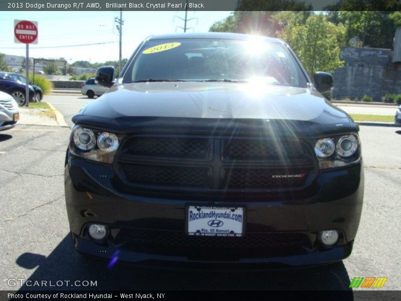 Brilliant Black Crystal Pearl / Black 2013 Dodge Durango R/T AWD