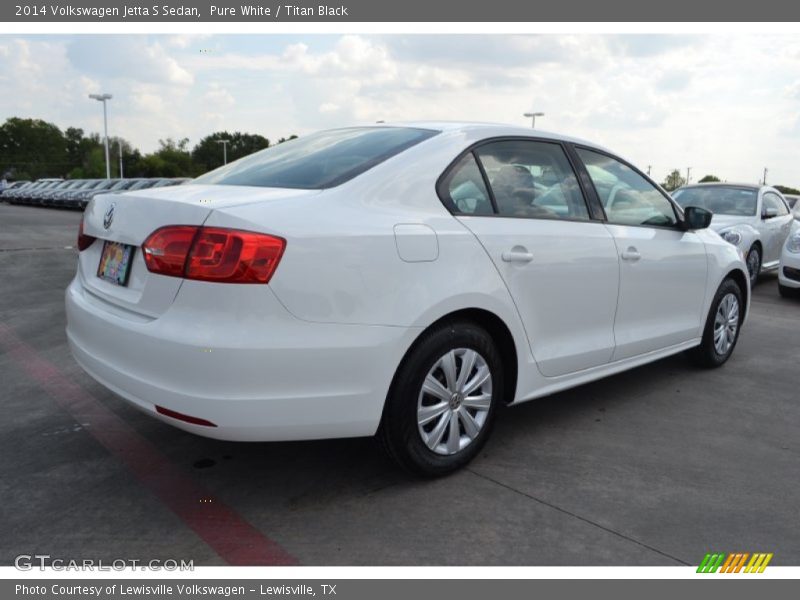 Pure White / Titan Black 2014 Volkswagen Jetta S Sedan