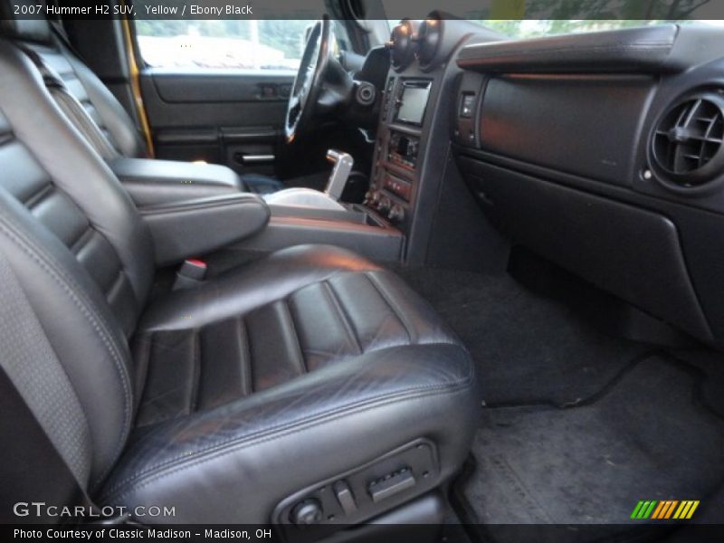 Yellow / Ebony Black 2007 Hummer H2 SUV