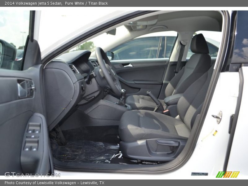 Pure White / Titan Black 2014 Volkswagen Jetta S Sedan