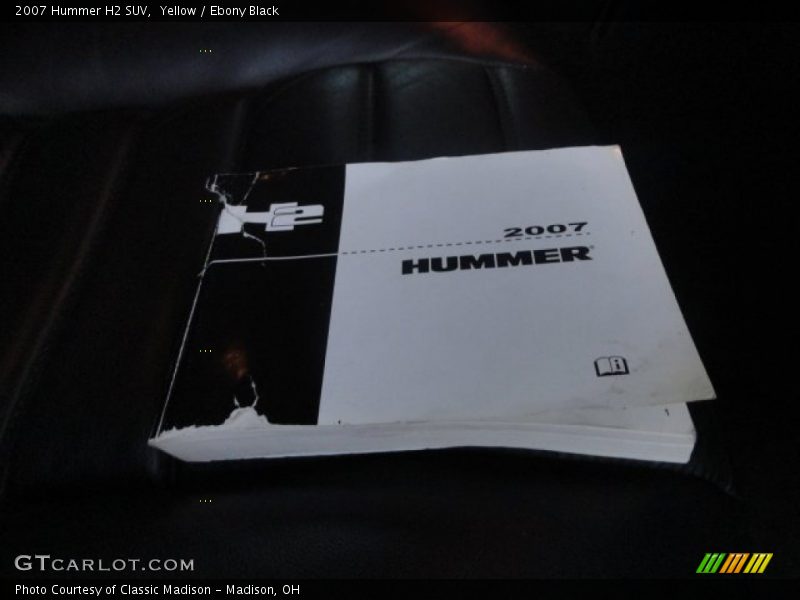 Yellow / Ebony Black 2007 Hummer H2 SUV