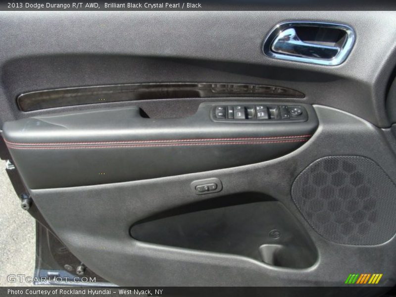 Brilliant Black Crystal Pearl / Black 2013 Dodge Durango R/T AWD
