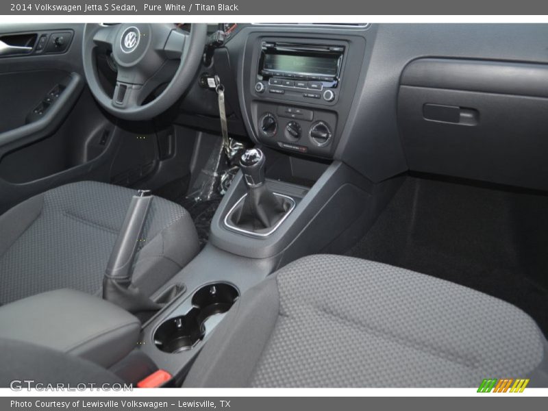Pure White / Titan Black 2014 Volkswagen Jetta S Sedan