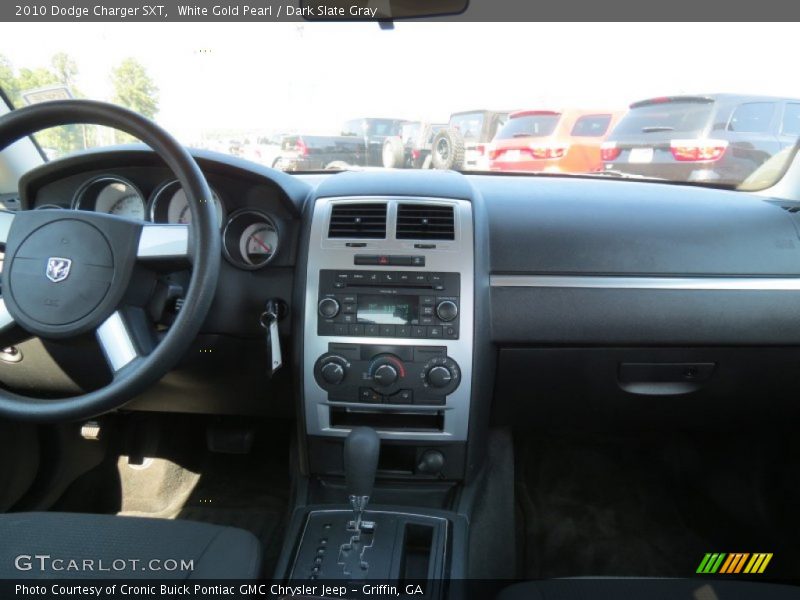 White Gold Pearl / Dark Slate Gray 2010 Dodge Charger SXT