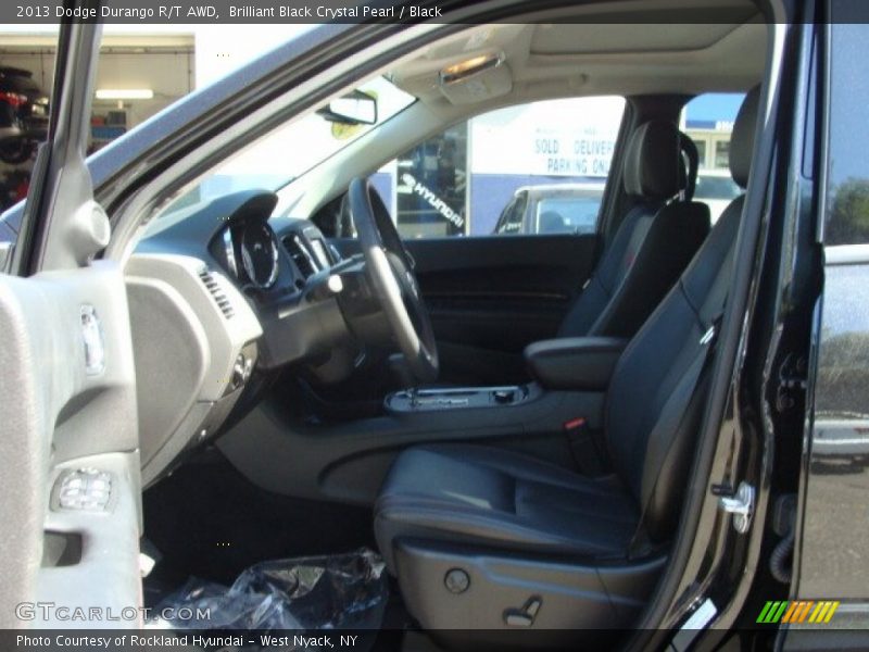 Brilliant Black Crystal Pearl / Black 2013 Dodge Durango R/T AWD