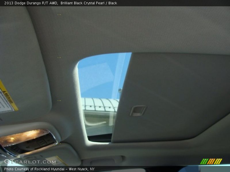 Brilliant Black Crystal Pearl / Black 2013 Dodge Durango R/T AWD